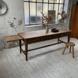 Oak farmhouse table