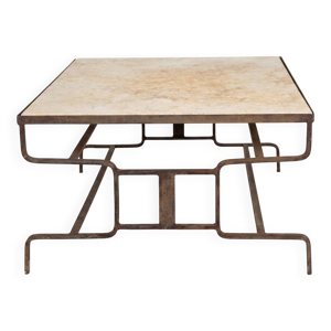 Table basse en travertin