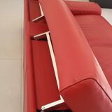 1 red roche bobois sofa