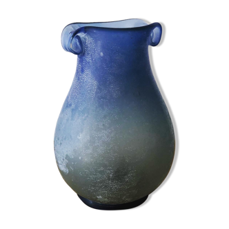 Vase en pâte de verre