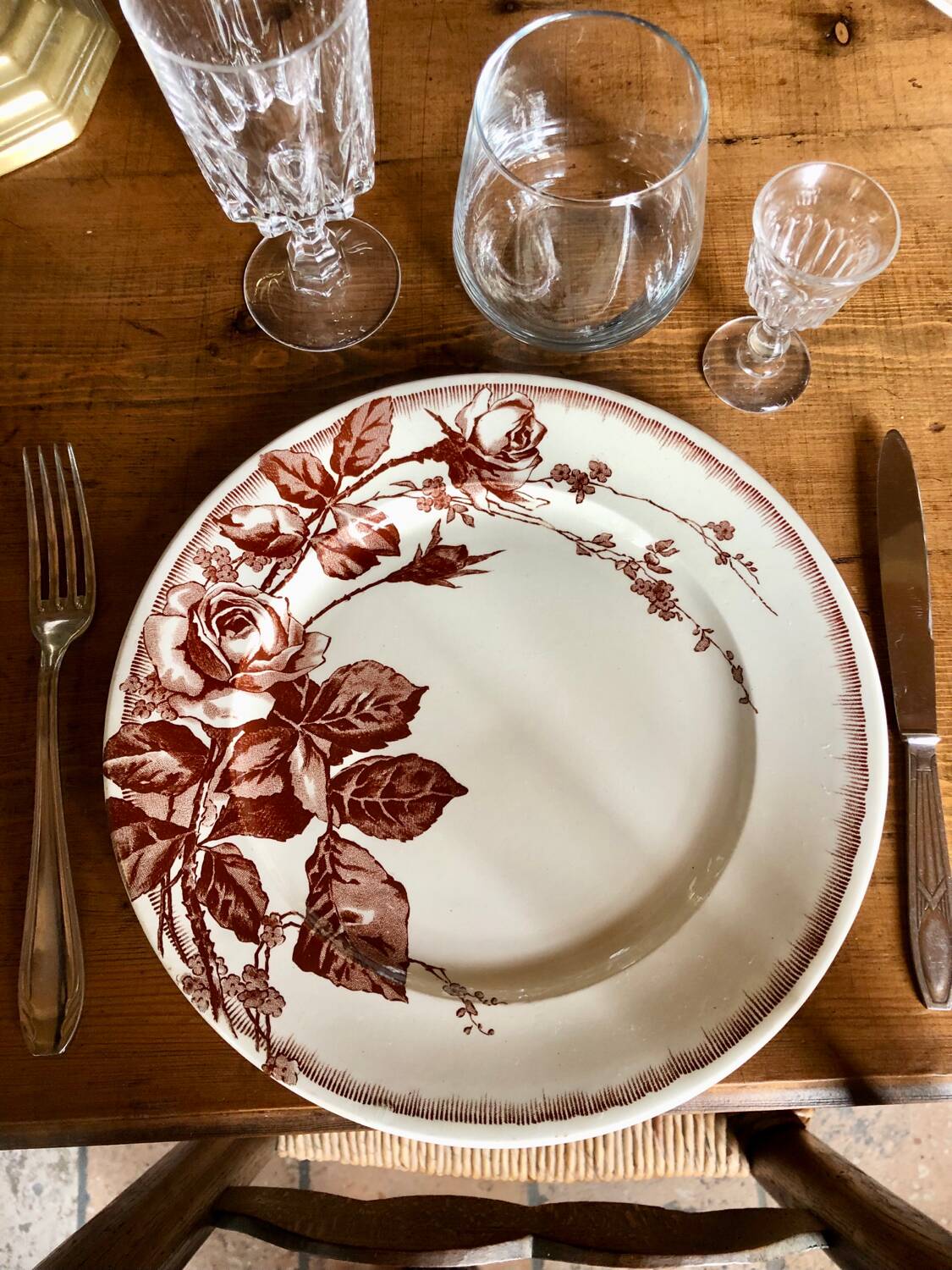 Antique liqueur glasses