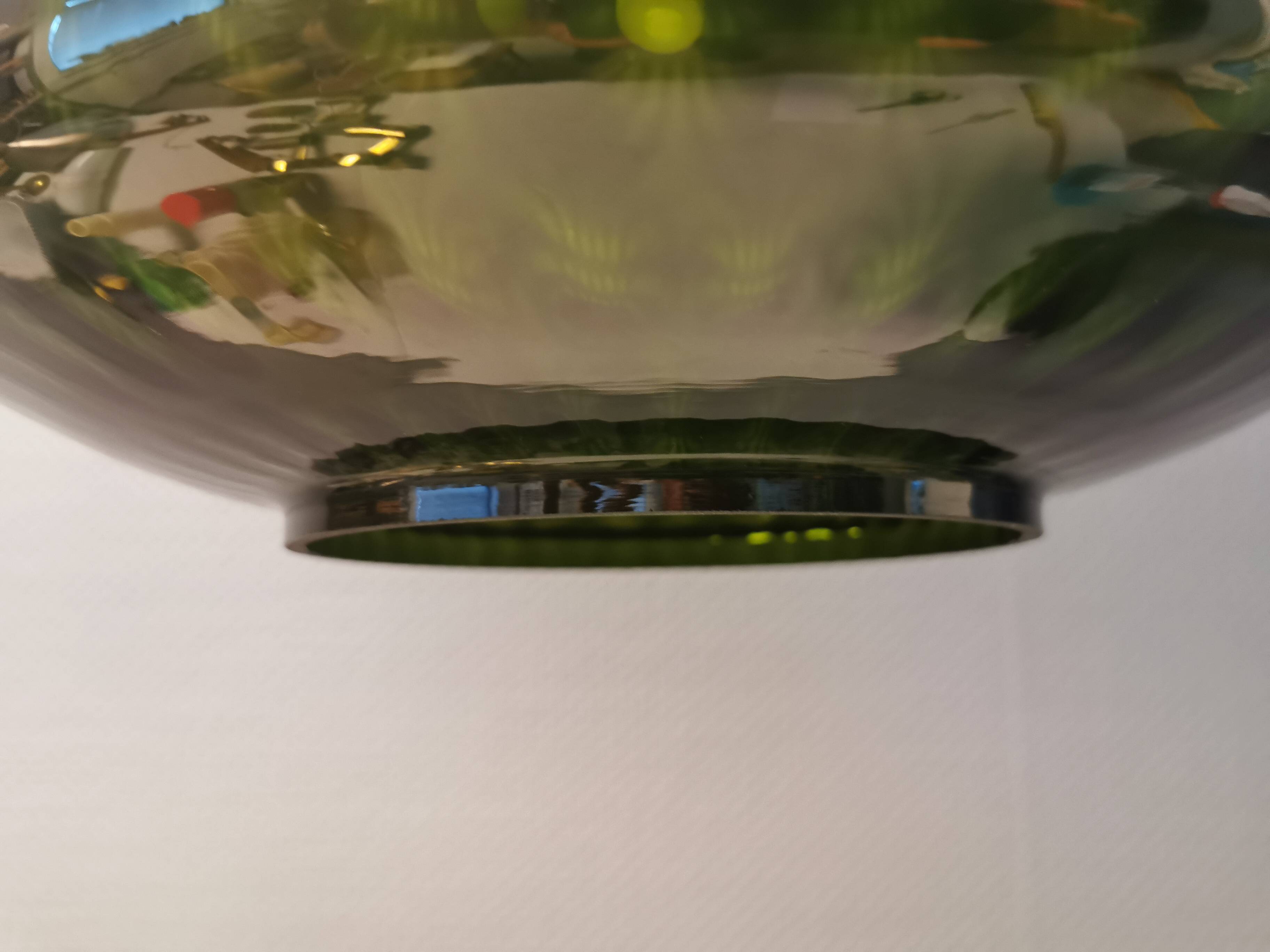 Large hanging lamp designed by Carl Fagerlund for Örrefors Sweden 1960-70s.