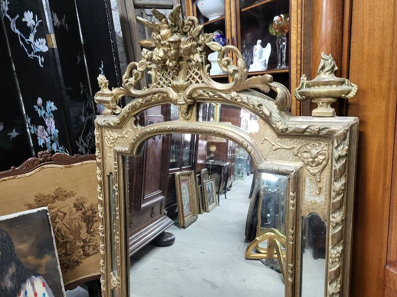 19th century gilded mirror ref. I