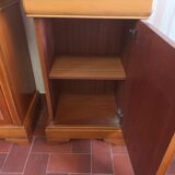 Pair of cherry bedsides