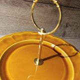 Louis XV style honey/ochre Lunéville cake stand 🍰 with handle