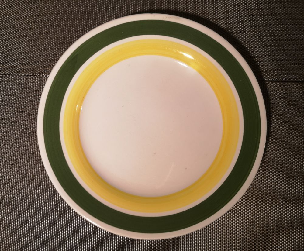 Duo of plates model Florida - Sarreguemines/Digoin - 1950s/1960s