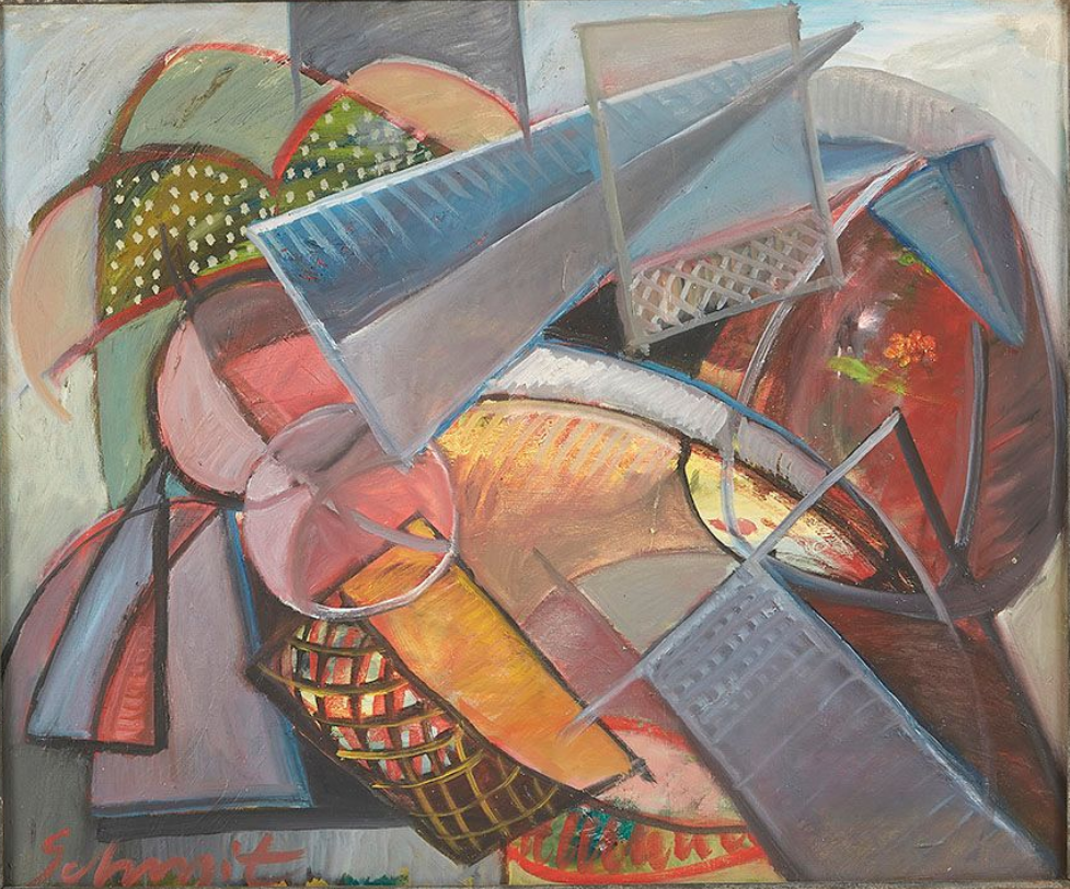 Composition cubiste de Gilberte Schmit