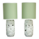 Ceramic lamps by Vivai del Sud 1970 by Vivai Del Sud, set of 2