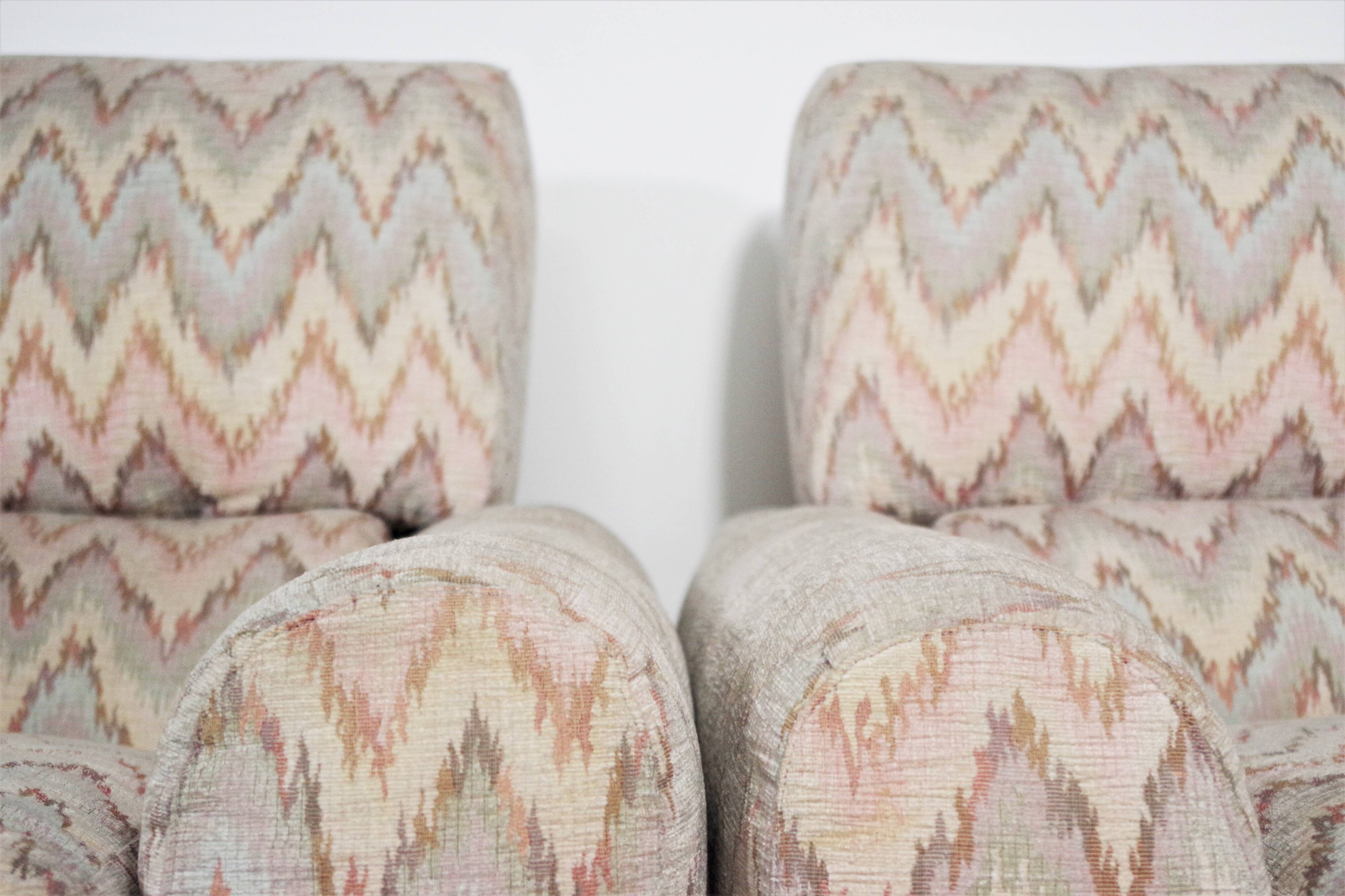 Missoni armchairs, 1970s, set of 3