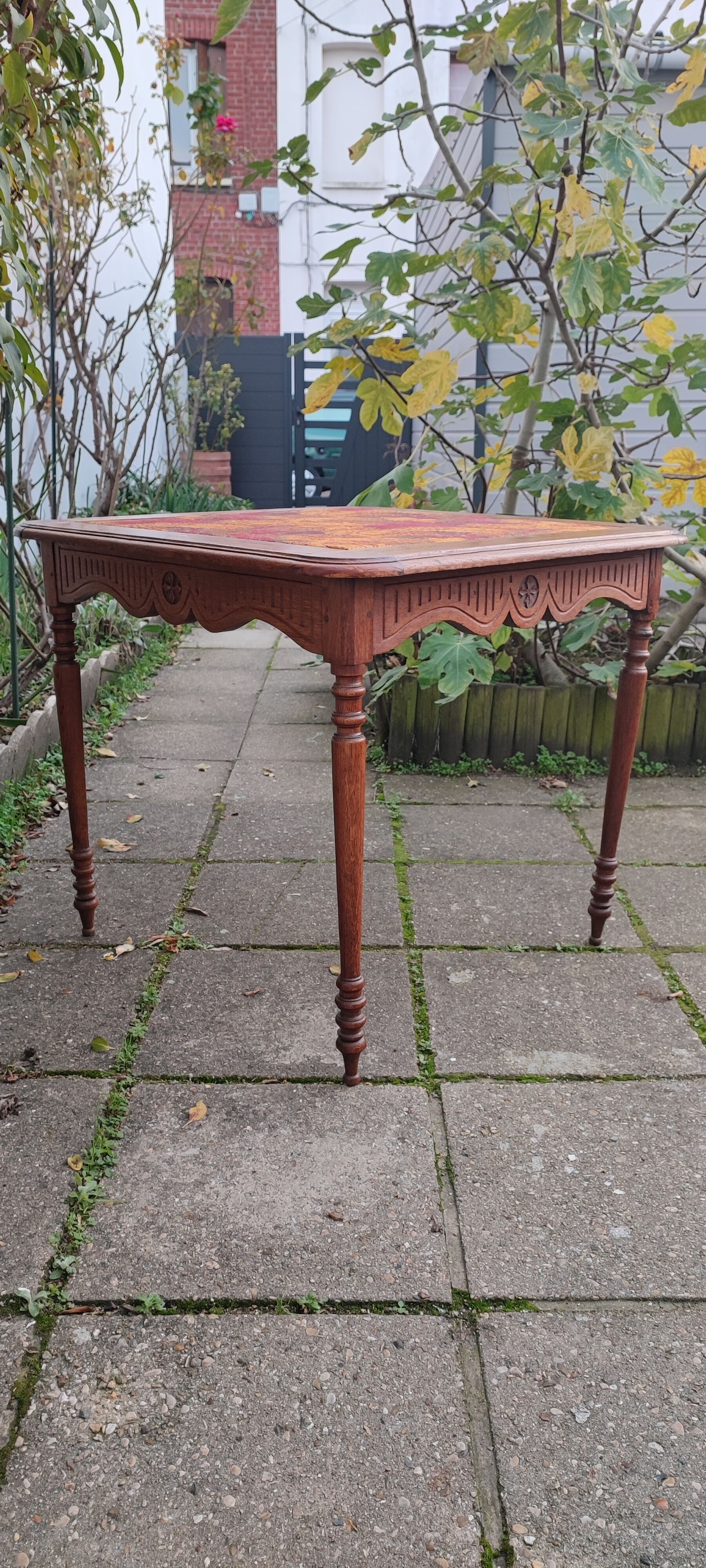 Early 20th century bridge table