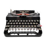 Remington Model 5T black typewriter usa revised new ribbon