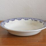 Ironware salad bowl "Capri" model Sarreguemines and Digoin art deco