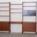 Norwegian Mid Century Modular Standing Shelf, 1960's