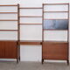 Norwegian Mid Century Modular Standing Shelf, 1960's