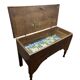 Old wooden chest – vintage storage furniture