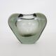Heart-shaped vase Per Lütken for Holmegaard. Signed and dated 1902