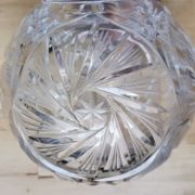 Vase cut crystal ball