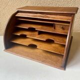 Office storage with plain curtains France JM Paillard vintage design bauhaus art deco 1900