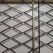 Coat rack in gold aluminum from the 50s and 60s