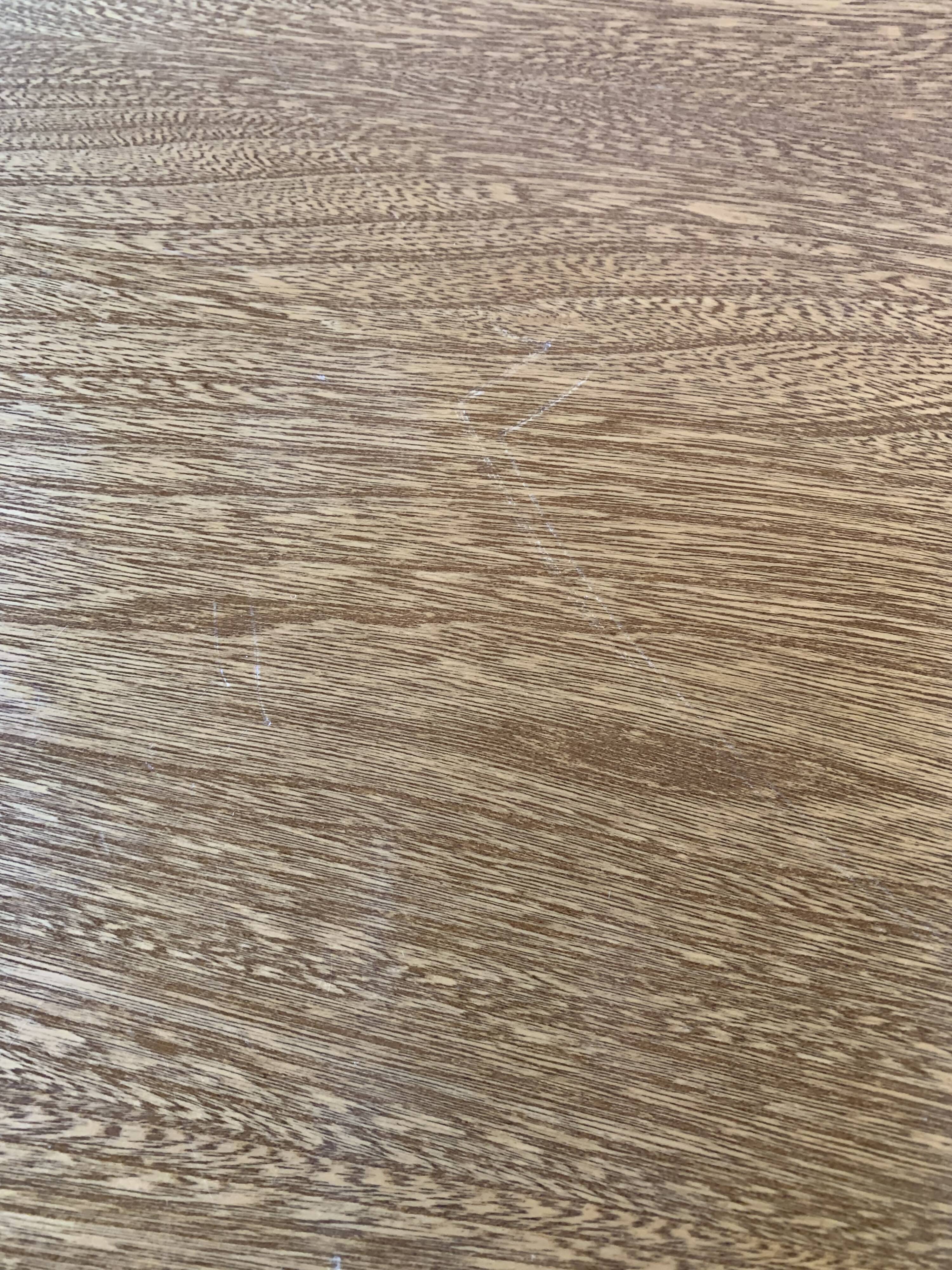 Round Scandinavian table Baumann vintage central foot star