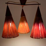 IB Fabiansen for Fog & Mørup, large ceiling lamp/pendant, 1960s, Denmark.