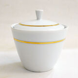 Baudour porcelain sugar bowl