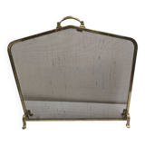 Brass fire screen