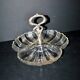 Art Nouveau polylobed bowl in molded glass, shell shape, 1900-1910