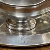 Ercuis silver-plated sauceboat from the french navy