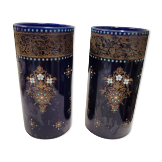 Pair of glazed ceramic vases BEK 229