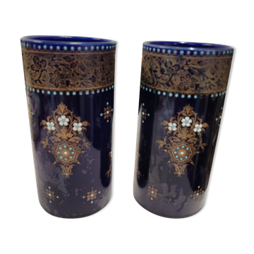 Paire de vases céramique émaillé BEK 229