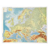 Vintage map of Europe, 1950