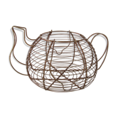 Basket has old eggs