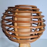 Bamboo bedside lamp