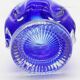 Blue glass vase