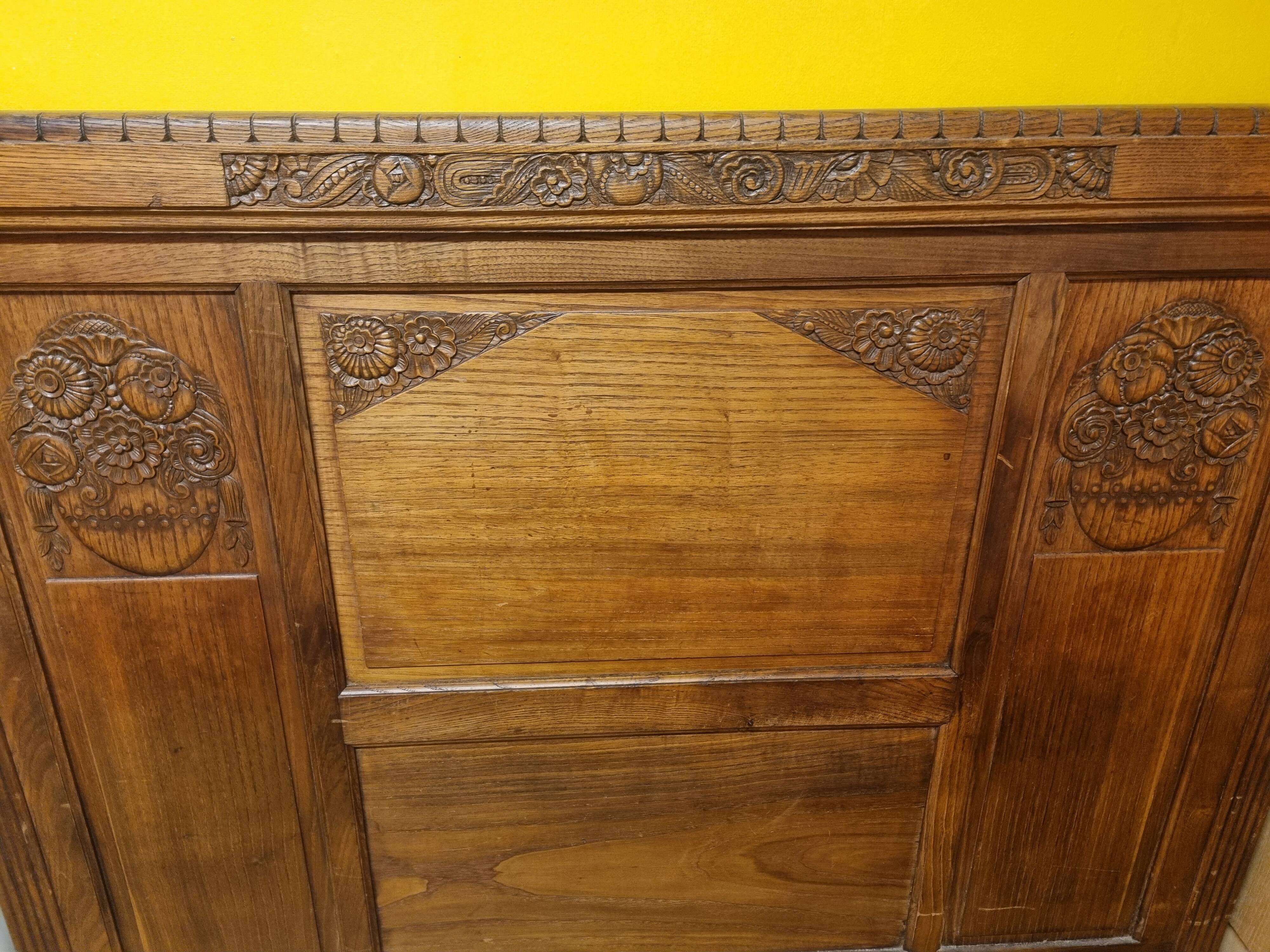 Art nouveau headboard
