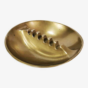 Modernist brass ashtray, Norway, 1960s