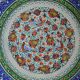 Islamic art enamel metal dish