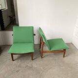 Pair of Finn Juhl Armchair model “Japan” France & Son