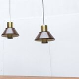 Mid-Century Danish Life pendant lamps by Jo Hammerborg for Fog & Mørup, 1960s, set of 2