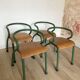 4 chaises d'école maternelle de Jacques Hitier, années 50