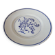 Large flat presentation plate Oeillet by K&G Luneville