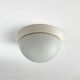 Suspension or wall lamp moon in glass from the vintage German space era by Peill & Putzler, 1970s.