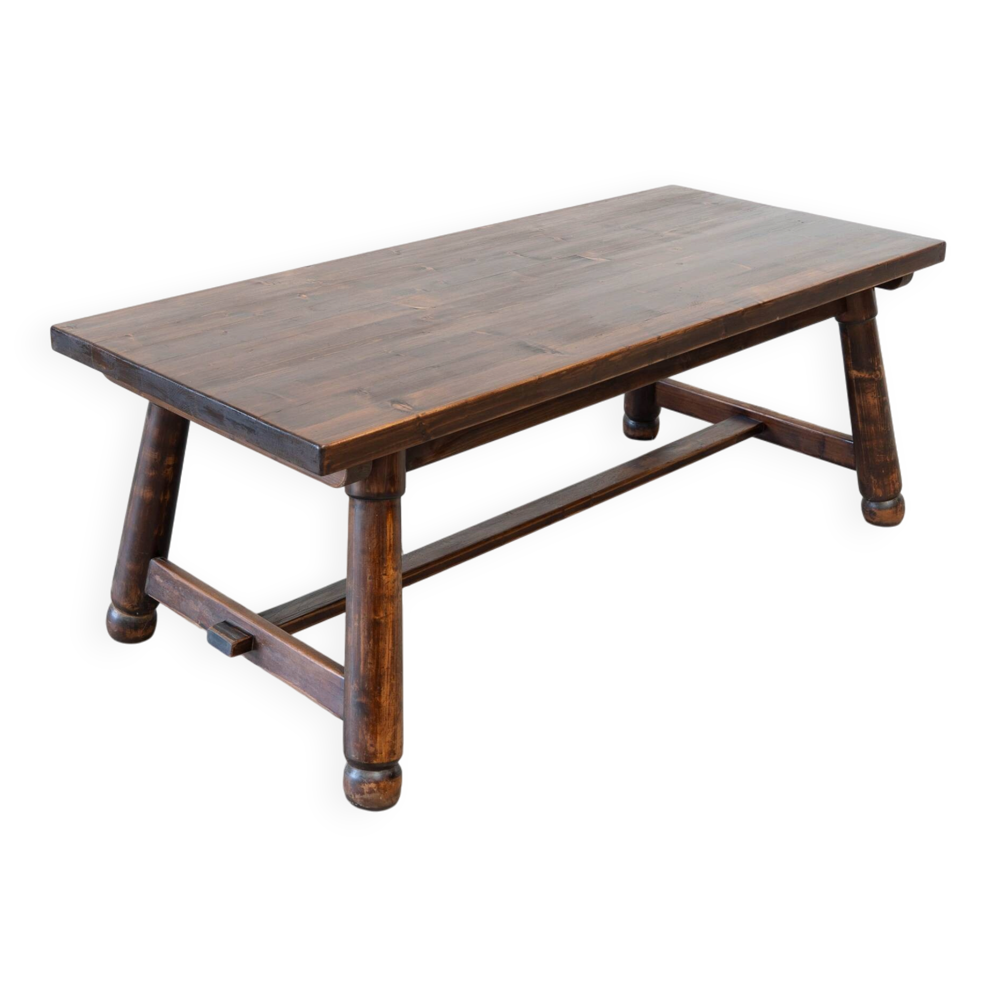 French brutalist dining table inspired by Georges Robert