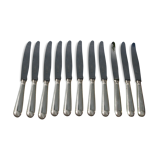 11 Christofle table knives model coquille vendôme