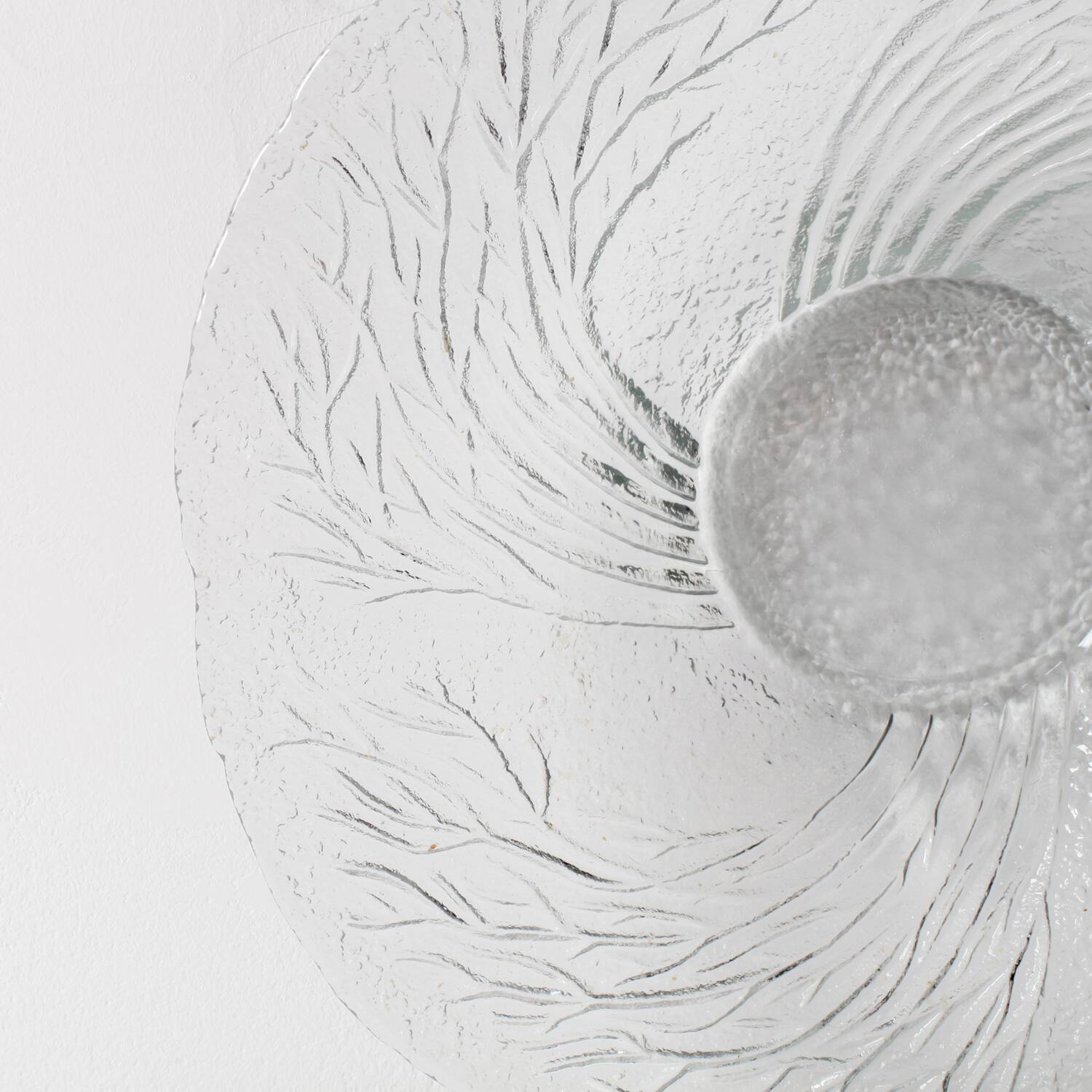 Bol en verre finlandais du milieu du siècle : pièce maîtresse au grand design forestier