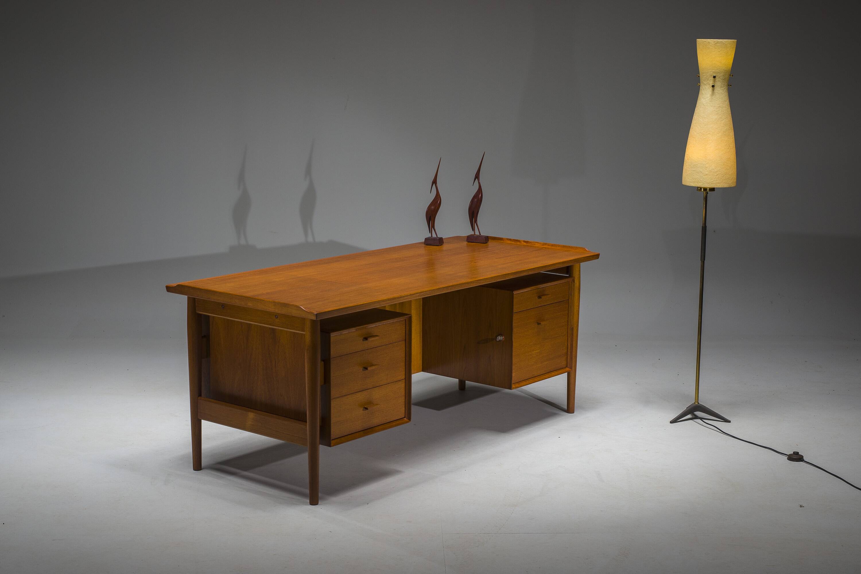 Model 207 Desk in Teak by Arne Vodder for Sibast, 1960s