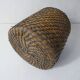old woven straw stool