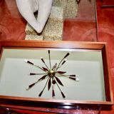 Large teak mirror by od mobler as 1950