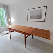 Table à manger danoise en teck modèle 83 – Gern Møbelfabrik, années 1960